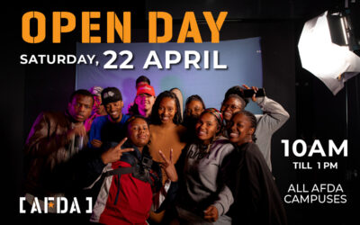 AFDA Open Day  – Saturday 22 April 2023